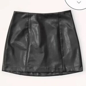 Abercrombie Mini Leather Skort
